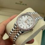 Rolex  Datejust 36mm 126281 Silver Palm Index Dial Jubilee Bracelet - Image 16