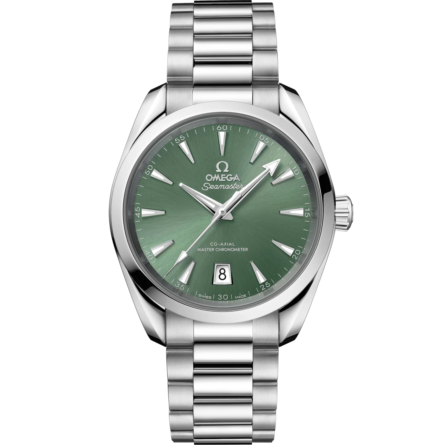 6D7192D1-312A-5E5D-30E3-E275B0792026.png Omega Seamaster Aqua Terra Shades 38 mm Bay green Dial Stainless Steel Bracelet 220.10.38.20.10.002 - Image 1