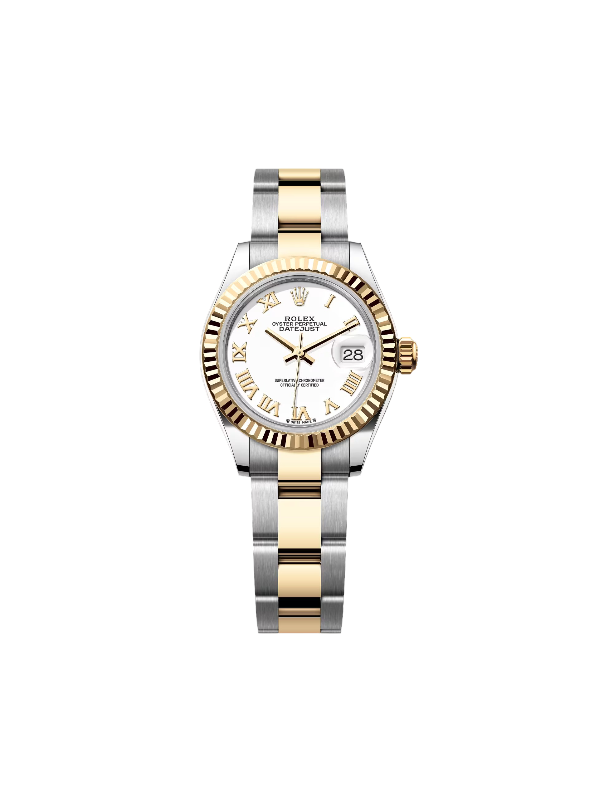 6DCF3FA5-C1AA-C91F-60C4-585E30A76712.png Rolex Lady-Datejust 28mm 279173 White Roman Dial Oyster Bracele - Image 1
