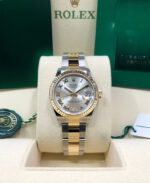 Rolex Datejust m278273-0003/0004 31mm Silver Dial Stainless Steel and Yellow Gold Oyster Watch - Image 3