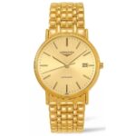 Longines Men's L49212328 Presence Gold-Tone Stainless Steel Watch