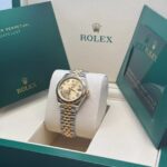 Rolex Lady-Datejust 28mm 279173 Champagne Roman Dial Oyster Bracelet - Image 6
