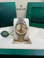 Rolex  Datejust 36mm 126233 Champagne Dial Jubilee Bracelet Watch - Image 9