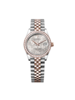 Rolex Datejust m278381-0031/0032 Silver Floral Motif Diamond Dial Diamond-Set Bezel 31mm - Image 2