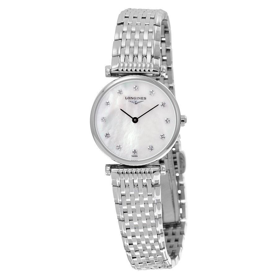 6FE7F316-F9C2-72AF-3620-C16D8DB3D722.jpg Longines Women's L47094876 La Grandes Classiques Flagship Diamond Stainless Steel Watch - Image 1