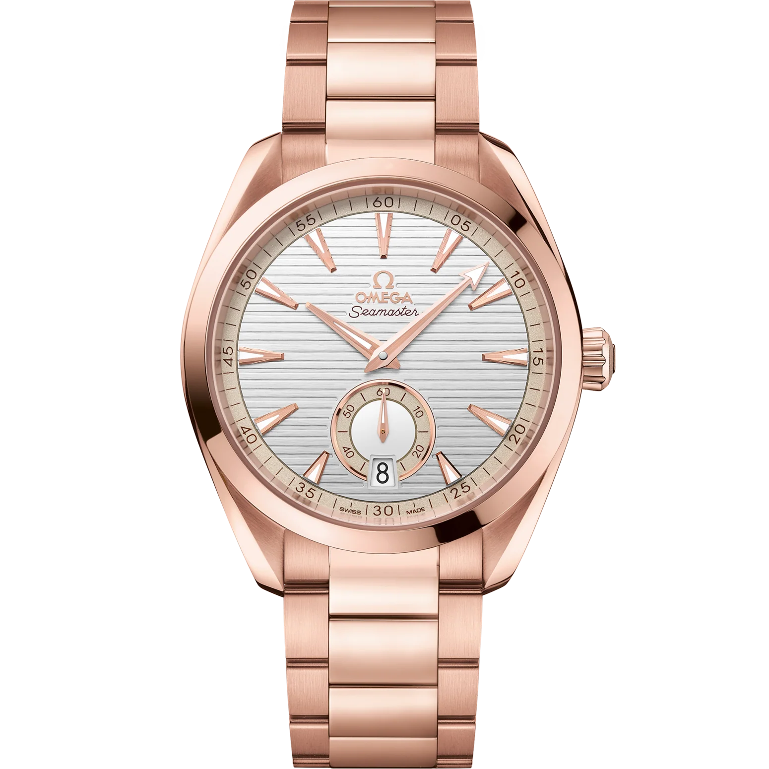 701C600C-8173-5E9C-EAF7-B3970DB3BA6D.png Omega Seamaster Aqua Terra 150M 41 mm Silver Dial Sedna™ 18k Rose Gold Bracelet 220.50.41.21.02.002 - Image 1