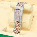 Rolex Datejust 41mm - Everose Full Honeycomb Baguette 126331 - Image 4