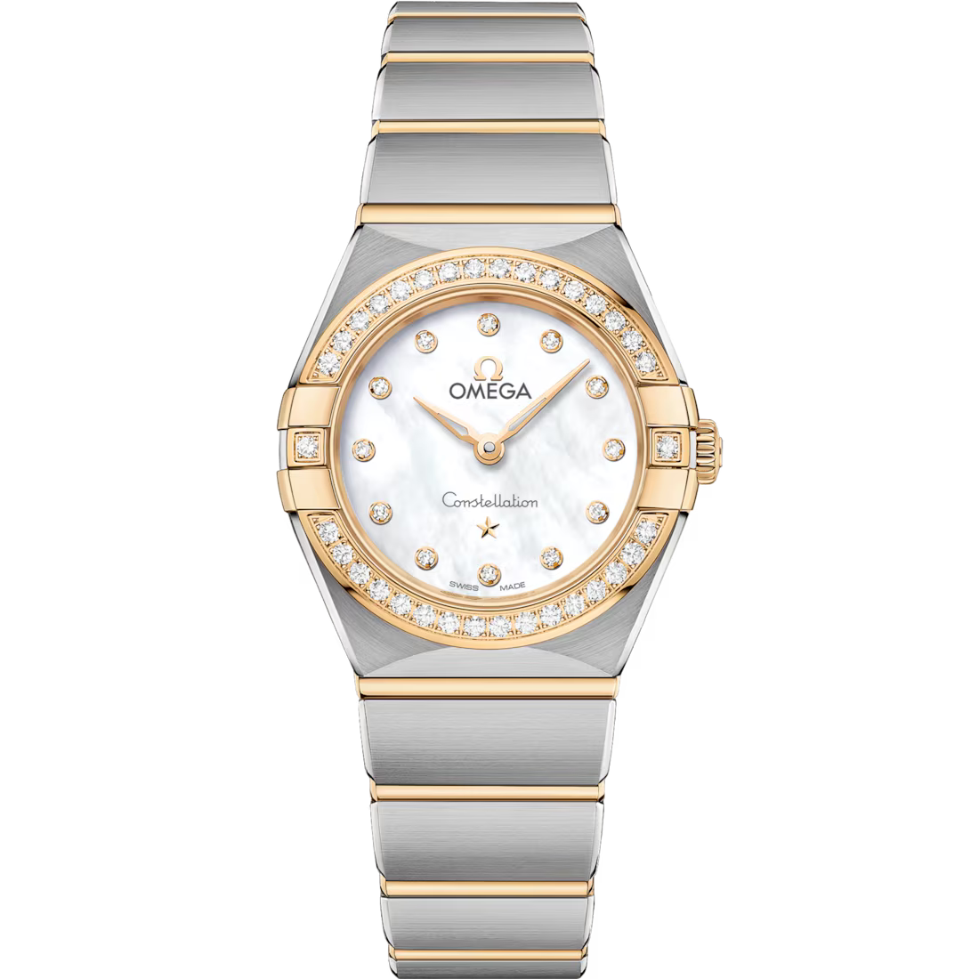 7084AC53-612A-B7F9-A16D-1277DAF07359.avif Omega Constellation Ladies' Selection 25mm steel ‑ yellow gold on steel ‑ yellow gold 131.25.25.60.55.002 - Image 1