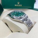 Rolex Oyster Perpetual 41mm 124300-0005 Green Index Dial & Smooth Bezel Oyster Bracelet Men’s Watch - Image 5