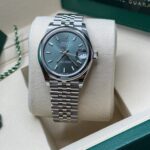 Rolex Datejust m278240-0011/0012 31mm Green Stick Domed Bezel Oyster Oystersteel - Image 9