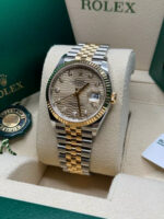 Rolex  Datejust 36mm 126233 Champagne Fluted Motif Diamond Dial Jubilee Bracelet - Image 5