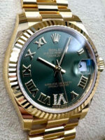 Rolex Datejust m278278-0030 Olive Green 31mm Dial President Bracelet Watch - Image 3