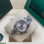 Rolex Lady-Datejust 28mm 279174 Silver Diamond Dial Oyster Bracelet - Image 8