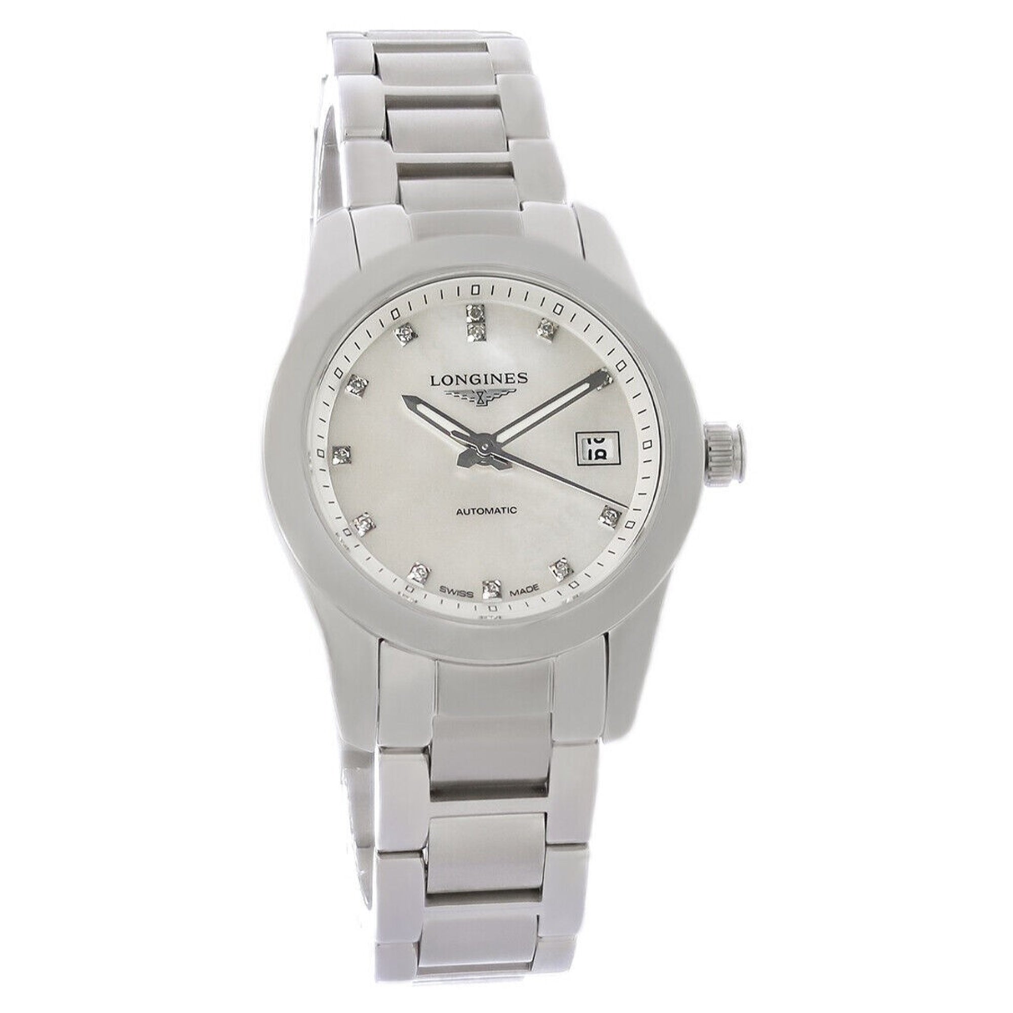 71A3CFDF-3777-1895-F8BA-90DD41805D48.jpg Longines Women's L2.285.4.87.6 Conquest Stainless Steel Watch - Image 1