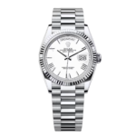 Rolex Day-Date 128236-0017 White Roman Dial 36mm