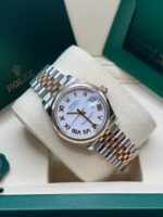 Rolex Datejust m278241-0001/0002 White 31mm Dial Oyster Bracelet Watch - Image 6