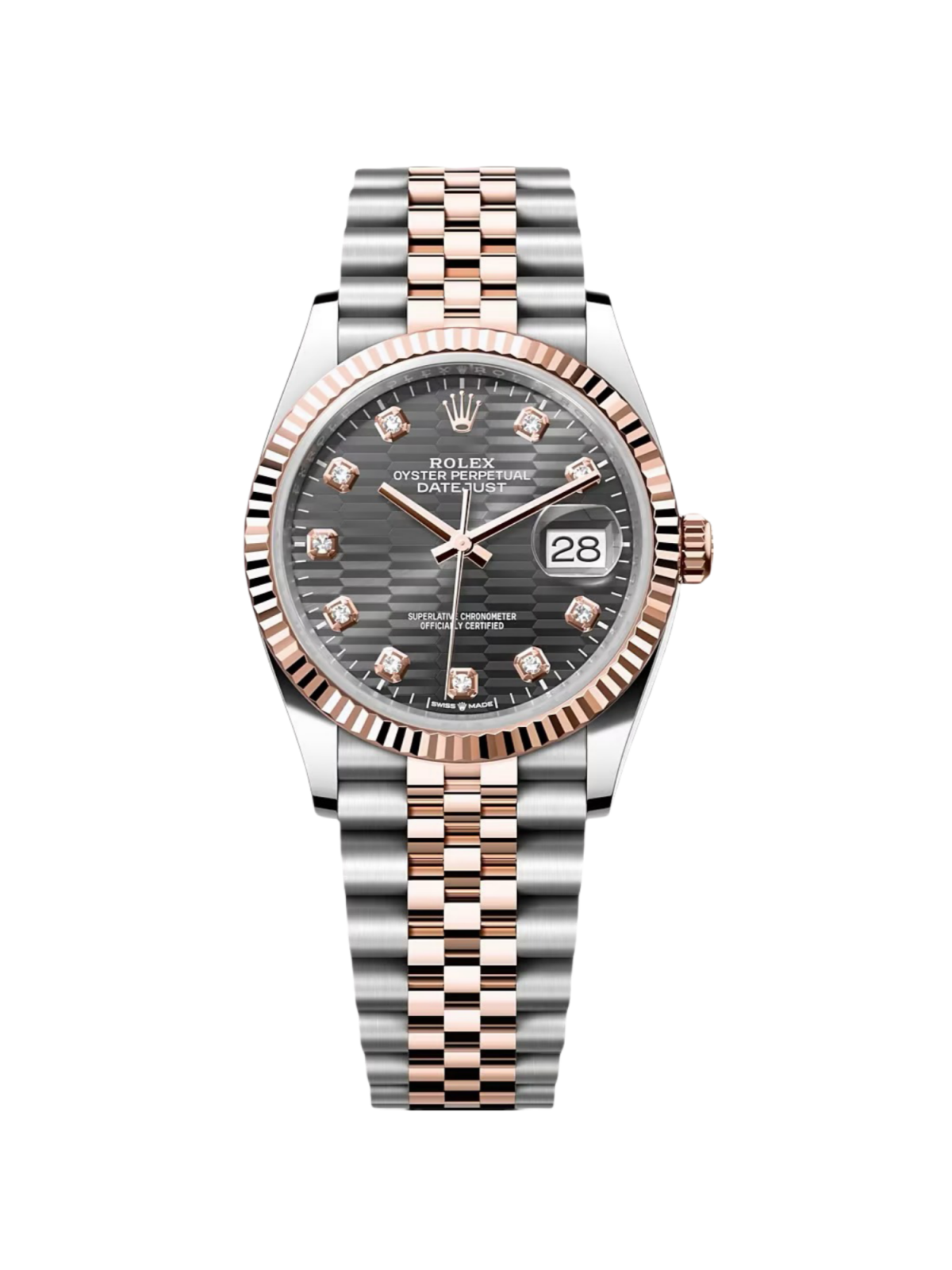 72B8DED5-0A26-A7A4-40BE-5FD0F2B9A5D1.png Rolex Datejust 36mm 126231 Slate Fluted Motif Dial 36mm Jubilee Bracelet - Image 1