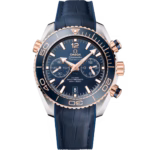 Omega Seamaster Planet Ocean 600M 45.5mm Blue Dial Stainless Steel and Sedna™ 18k Rose Gold Strap 215.23.46.51.03.001