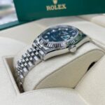 Rolex  Datejust 36mm 126234 Blue Fluted Motif Diamond Dial Jubilee Bracelet Watch - Image 4