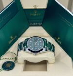 Rolex Datejust 41mm 126300 Mint Green Dial Stainless Steel Oyster Bracelet Watch - Image 6