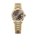 Rolex Datejust m278288RBR-0030 Dark Grey 31mm Dial President Bracelet Watch