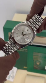 Rolex  Datejust 41mm 126334 Silver Index Jubilee Stainless Steel Mens Watch - Image 13