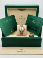 Rolex Lady-Datejust 28mm 279383RBR Silver Diamond Dial Yellow Rolesor Oyster Bracelet - Image 14