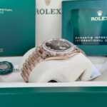Rolex  Day-Date 40mm Slate Ombré Dial and Diamond Bezel 228345rbr-0025 - Image 7