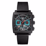 TAG Heuer Monaco Chronograph 39mm Mens Watch Titanium Turqouise CBL2184.FT6236