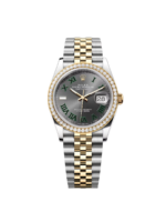 Rolex  Datejust 36mm 126283 Wimbledon Slate Dial Jubilee Bracelet Watch