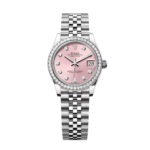 Rolex Datejust m278384RBR-0035/0036 Pink 31mm Dial Oyster Watch
