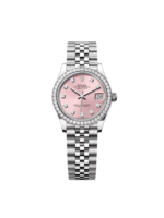 Rolex Datejust m278384RBR-0035/0036 Pink 31mm Dial Oyster Watch