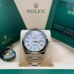 Rolex  Datejust 41mm 126300 White Index Oyster Stainless Steel Watch - Image 7