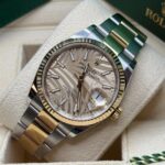 Rolex  Datejust 36mm 126233 Golden Palm Motif Dial Jubilee Bracelet Watch - Image 13