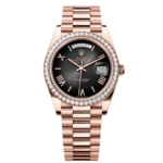 Rolex  Day-Date 40mm Slate Ombré Dial and Diamond Bezel 228345rbr-0025