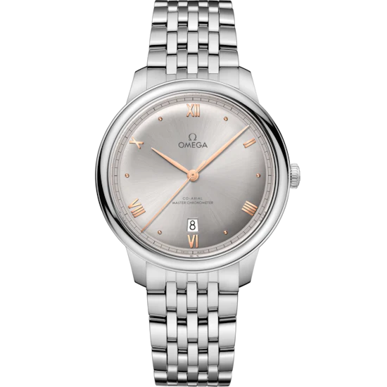 77ACD513-1E0A-34AF-F788-4A3E8A911D4C.png Omega De Ville Prestige 40 mm Grey Dial Stainless Steel Bracelet 434.10.40.20.06.001 - Image 1