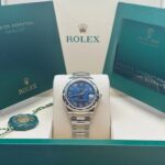 Rolex Datejust m278344-0035/0036 Bright Blue Dial 31mm Domed Diamond Oyster Watch - Image 3