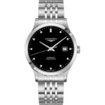 Longines Men's L2.821.4.57.6 Record Diamond Stainless Steel Watch