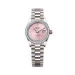 Rolex Lady-Datejust 28mm 279139RBR-0012 Pink Roman Dial White Gold Bracelet
