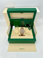 Rolex Day-Date President 40mm Everose Gold Sundust Roman Dial - 228235 - Image 8