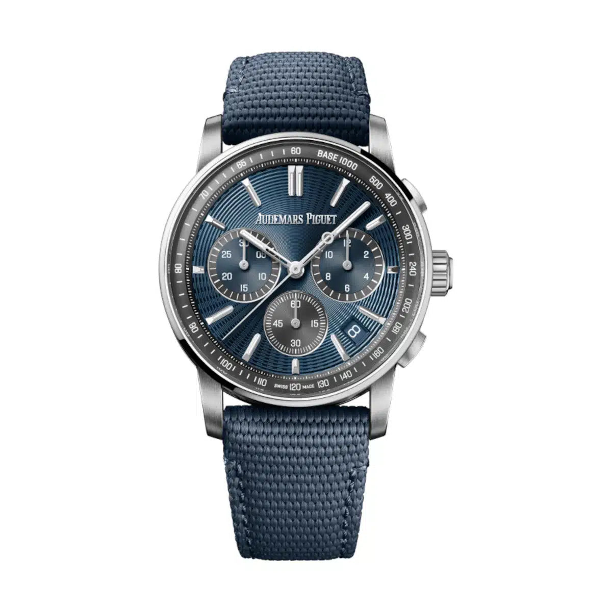 79435684-2E1A-6FD2-9C5E-D72597DB4753.jpg Audemars Piguet Code 11.59 Chronograph 41mm Stainless Steel Blue Dial | 26393ST.OO.A348KB.01 - Image 1