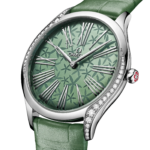 Omega De Ville Trésor quartz green dial green leather strap 36mm 428.18.36.60.10.002 - Image 2
