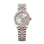 Rolex Datejust m278381-0015/0016 Silver Diamond Dial Diamond-Set Bezel 31mm