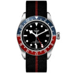 TUDOR Black Bay GMT 41mm Black Dial Automatic Men's Fabric Strap Watch M79830RB-0003