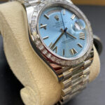 Rolex Day-Date 40mm 228396TBR-0030 Ice Blue Roman Dial - Image 8