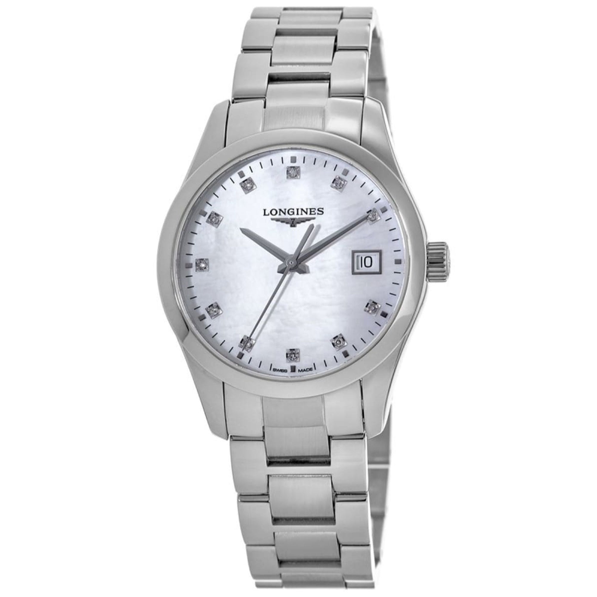 7AD944EB-0DD9-7425-6FC1-124C7584D73B.jpg Longines Unisex L2.386.4.87.6 Conquest Stainless Steel Watch - Image 1