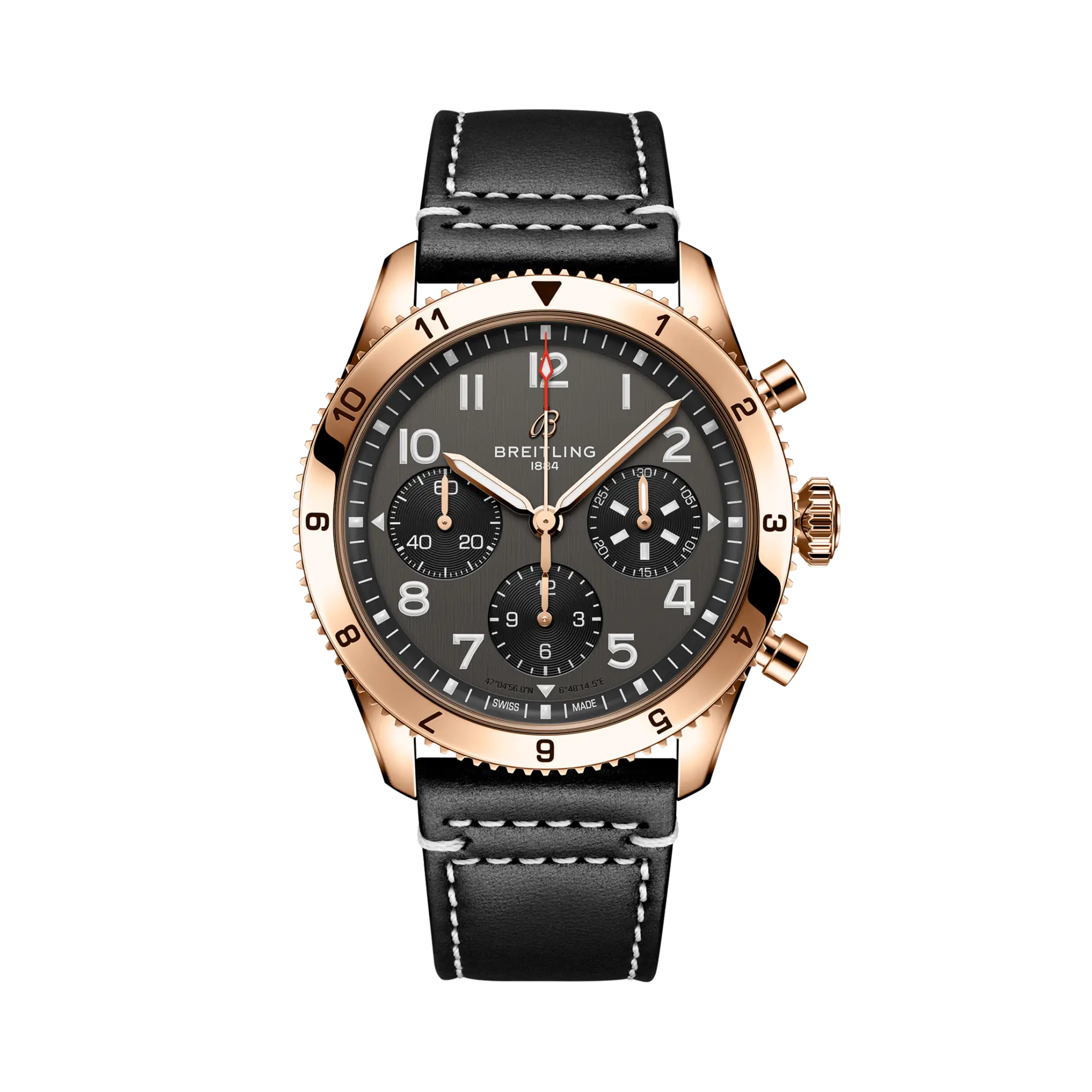 7AE2E796-DB6B-2ED2-DB10-0F9AD843C7F5.png Classic AVI Chronograph 42 P-51 Mustang R233801A1B1X1 - Image 1