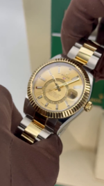 Rolex  Sky-Dweller 42mm 336933-0001 Two-Tone Yellow Gold Champagne Dial Oyster - Image 9