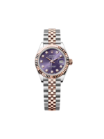 Rolex Lady-Datejust 28mm 279171 Aubergine Diamond Oyster Stainless Steel and Rose Gold
