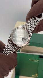 Rolex  Datejust 41mm 126334 Slate Diamond Jubilee Stainless Steel - Image 14
